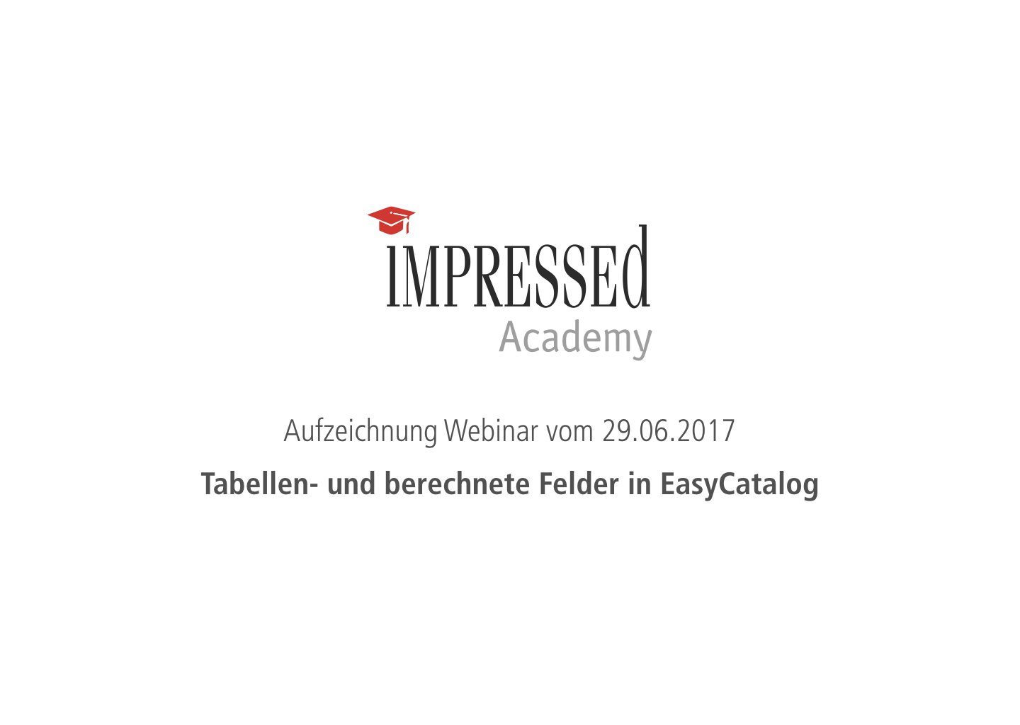 Aufzeichnung Webinar vom 29.06.2017